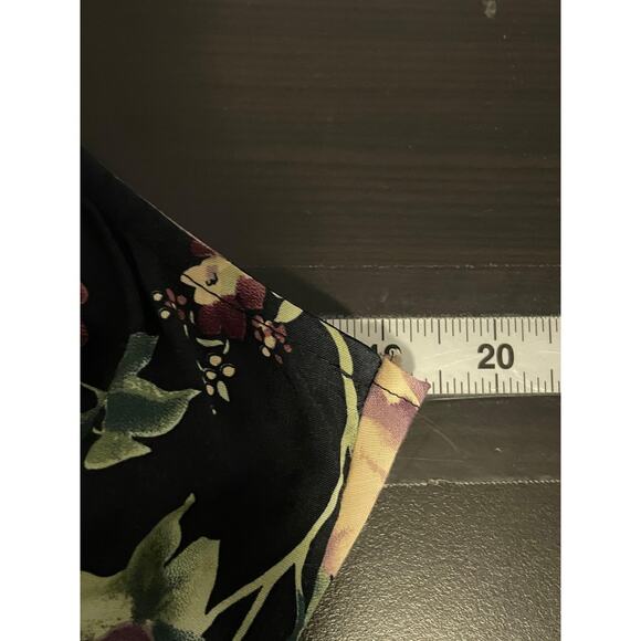 All That Jazz Dress Womens Small Black Purple Floral Sleeveless Cottagecore Y2K - Picture 4 of 7